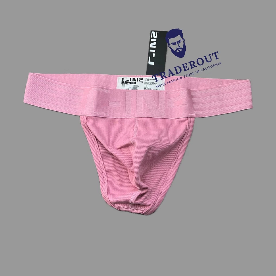 C-IN2 men Pitro pink Hard core cotton G-string Thong underwear size S M L XL 2XL - Image 1 of 4