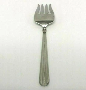Oneida Community Large Serving Fork Brushed Handle & Stainless Head Flatware - Picture 1 of 6