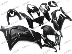 For 2016-2020 Kawasaki ZX-10R Matt Black ABS Injection Mold Bodywork Fairing Kit - Picture 1 of 9