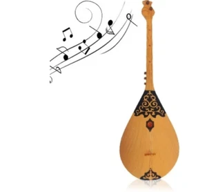 Musical Instrument BDY Toys Dombra Big Brown - Picture 1 of 4