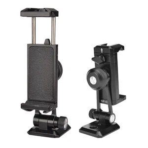 360° Cell Phone Tripod Mount Holder Adapter with Cold Shoe for Mobile Phone - Picture 1 of 12