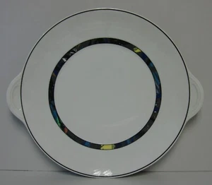 Bernardaud Galaxie 12-1/4" Kuchenteller mit Griff BESTE Limoges Frankreich - Bild 1 von 3
