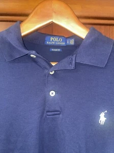 Men’s Polo Ralph Lauren L Short Sleeve Navy Blue Soft Cotton - Picture 1 of 7