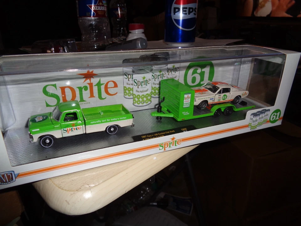 M2 Machines Sprite Hauler 1967 Ford F-100 Truck 1965 Shelby 1/64 Die-Cast bhau9 - Image 1 of 1
