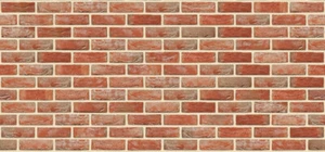 Eco-Handform-Riemchen Gala WDF Handform rot-braun-weiß nuanciert VanderSanden - Bild 1 von 1