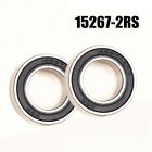 15267-2RS Bearing Bicycle Bearing Double Seal 2RS Steel Black + Silver Durable