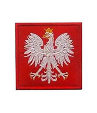 Poland Flag Patch (3") Hook and Loop Polska Badge Polish Eagle Travel Bag Emblem
