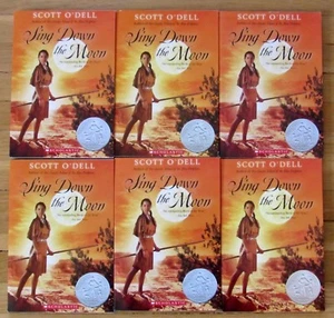 Lot 6 SING DOWN THE MOON Scott O'Dell guided reading Newbery Honor - Imagen 1 de 2