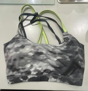 Atmosphere: Damen Sport-/Trainings-BH/Top. Schwarz, Grau, Grün. UK Größe 8. - Bild 1 von 2
