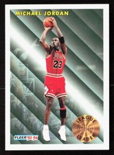 1993-94 Fleer Michael Jordan NBA League Leader #224 Chicago Bulls