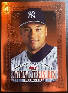 1997 Donruss Preferred National Treasures # 184 Derek Jeter HOF Yankees - Picture 1 of 2