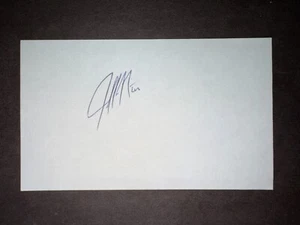 Tarjeta índice firmada 3x5 Jeff Niemann, RAYS (debut 2008) (HS) - Imagen 1 de 1