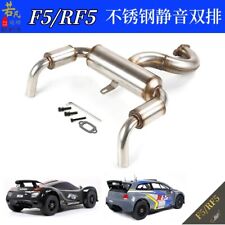 Stainless Steel Silencer Pipe Exhaust for Rovan F5/RF5 mcd xs5 1/5 RC