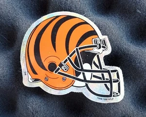 Cincinnati Bengals Football Prismatic Helmet Sticker NFL VTG RARE & NEW 1996! - Picture 1 of 1
