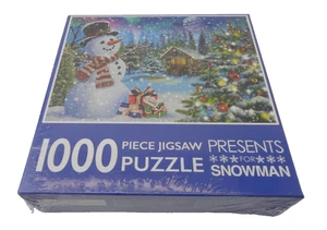 New Sealed 1000 Piece Jigsaw Puzzle Presents for Snowman 2021 9-781648-331350 - Picture 1 of 8