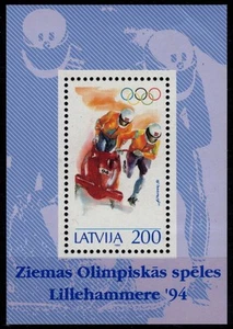 LETTONIA 1994 Giochi olimpici invernali BF MNH** - Imagen 1 de 1