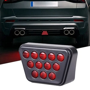 Black Housing Red LED Third Brake Light Lamp for All Types of Vehicles - Picture 1 of 9