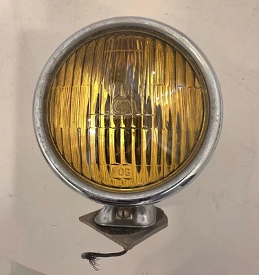Винтажный хромированный корпус противотуманных полицейских фар AMBER - Изображение 1 из 4