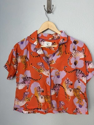 Pantalones cortos de pijama Art of Anthropologie x Claire Colin para mujer talla XSmall petite Foto 1 de 3