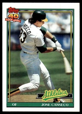 1991 O-Pee-Chee Jose Canseco Oakland Athletics #700 - Image 1 of 2