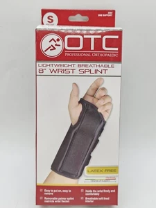 OTC 2083 Small Right Hand Lightweight Breathable Wrist Splint 8in Black NEW - Picture 1 of 5