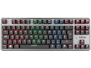 Teclado gaming - Krom Kernel, Mecánico, USB, Iluminación LED, Negro - Imagen 1 de 10
