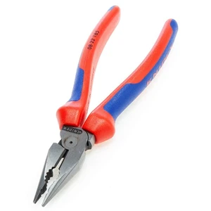Knipex Nadel Nase Kombizange 185mm Kraft Spitz Kiefer 0822185 - Bild 1 von 5