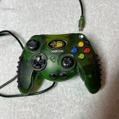 Controlador con cable Mad Catz Xbox #4526 panel de control verde translúcido  Foto 1 de 4