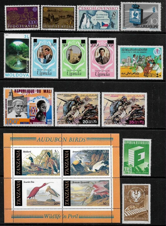 23099 Worldwide Small Collection of Mint Never Hinged Stamps - Image 1 of 1