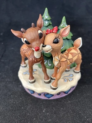 Jim Shore Rudolph The Red-Nosed Reindeer & Clarice & Christmas Tree 4017298 - Изображение 1 из 4