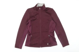 Spyder Women's Purple Softshell Jacket L Full Zip - Picture 1 of 12