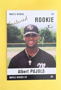 2001 JUST MINORS Maple Woods CC AP2 ALBERT PUJOLS ROOKIE RC CARDINALS HOF - Picture 1 of 2