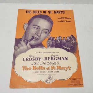 The Bells of St. Mary's Sheet Music Bing Crosby Ingrid Bergman - Picture 1 of 10