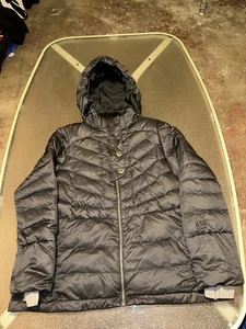 CABELA’S 650 Down Parka Black Quilted Puffer Jacket Women’s 2XL - Picture 1 of 7