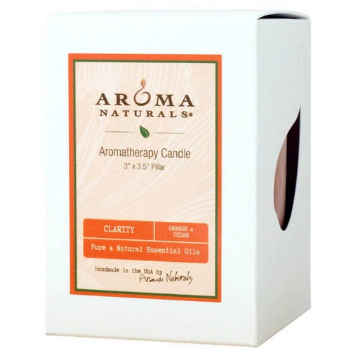 Claridad Naranja Pilar 3 1 Vela De Aroma Naturals - Imagen 1 de 1
