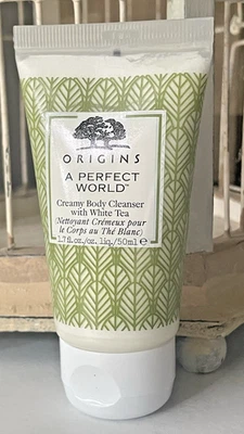 Origins A Perfect World кремовое очищающее средство для тела с белым чаем ~ дорожный размер 1,7 унц - Изображение 1 из 2