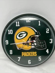Vintage Green Bay Packers 12" Clock P&K Products Made in the USA Tested Working - Picture 1 of 4