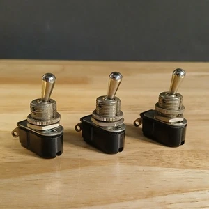 3 Pcs. Vintage Carling # 5 3A 250V 6A 125V On Off Microswitches NOS - Picture 1 of 3