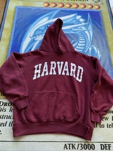 Vintage 90s Harvard University Sweatshirt Size M UCONN RISD Yale Brown College - Bild 1 von 6