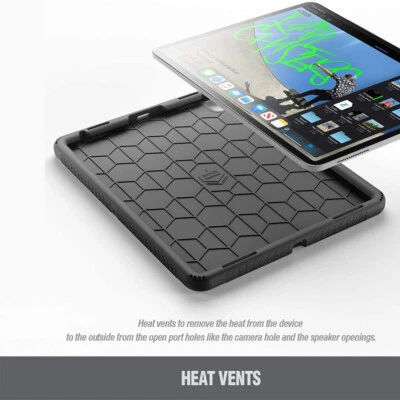 iPad Pro 12.9 2020&2018 Tablet Silicone Case Heavy Duty Shockproof Cover Black - Image 1 of 4