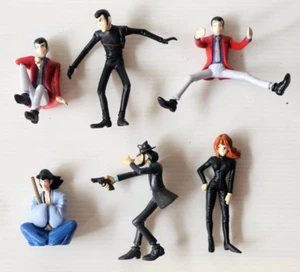 Portachiavi Lupin il terzo terzo minifigure personaggi anime Giappone 6 pezzi senza base - Foto 1 di 2