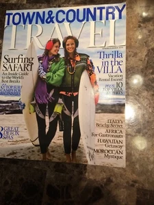 2015 SPRING/SUMMER TOWN & COUNTRY TRAVEL MAGAZINE - GREAT COVER - K 1371 - Imagen 1 de 7