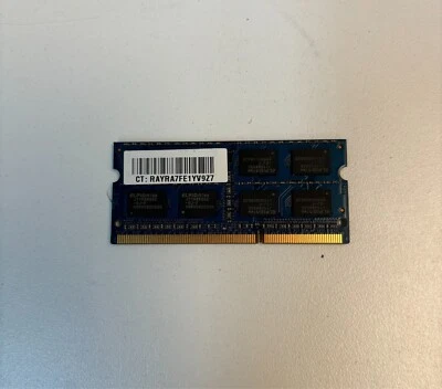 ELPIDA LAPTOP RAM MEMORY 2GB DDR3 PC3-10600S-9-10-F1, Untested No Refunds. - Image 1 of 2