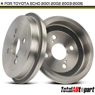 2 件制动鼓适用于丰田 Echo 2000 2001 2002 2003 - 2005 后乘客和驱动器 — 第 1/4 张图片