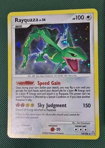 Rayquaza - 14/146 Legends Awakened Pokemon Card Holo Rare LP - Picture 1 of 4