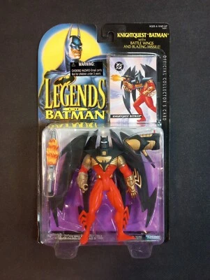 Legends of Batman Knightquest Batman con misil ardiente Kenner 1994 NUEVO T261 Foto 1 de 2