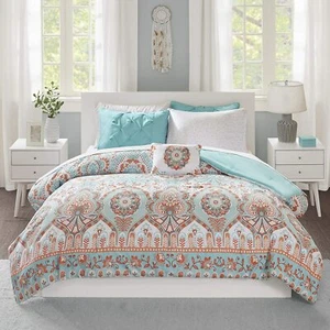  Intelligent Design Complete Bag Casual Boho Comforter with Sheet Pillow - Picture 1 of 5