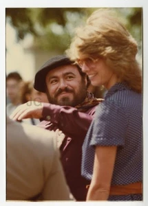 Luciano Pavarotti - Candid vintage di Peter Warrack - inedito - Foto 1 di 1