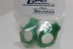 GPM TXM019 G  grün Alu Caster Blocks links und rechts X-Maxx 8S NEU in OVP  - Bild 1 von 5