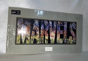 MARVELS ALEX ROSS 40TH ANNIVERSARY Limited Edition 146/500 Poster Well Kept - Picture 1 of 6
